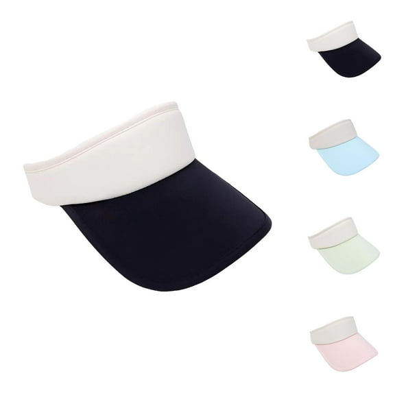 Baseball Cap Sun Visors – UV Protection Ice Silk Empty Top Hat for Women, Foldable Summer Sports Visor Hat for Hiking, Golf, Tennis and Outdoor Use