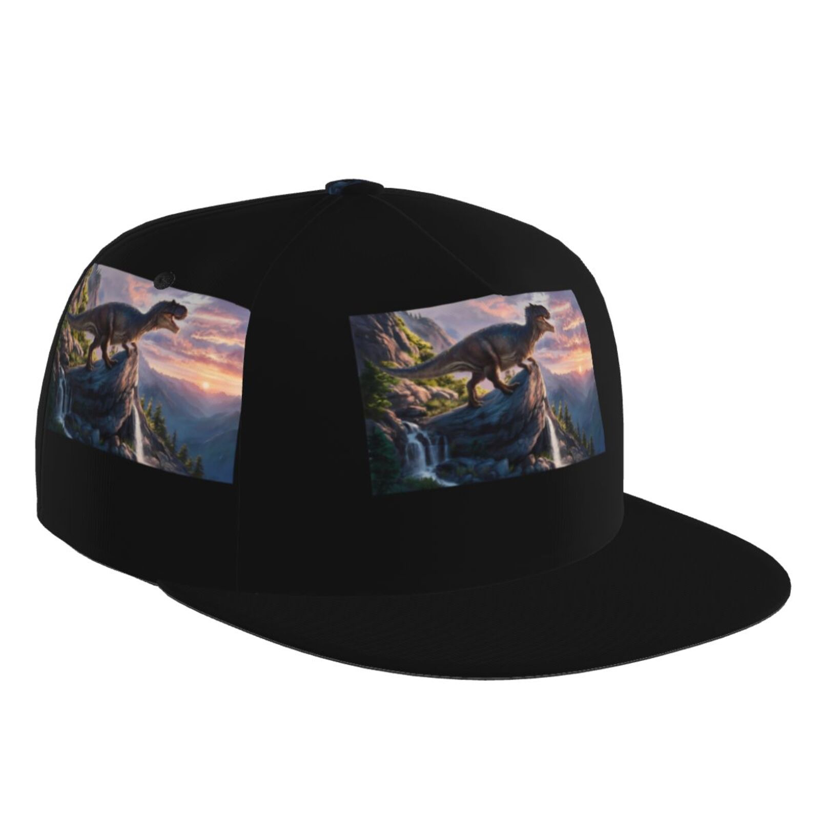 Baseball Cap - Sunset Cliff Dinosaur Hats for Men/Women Low Profile ...