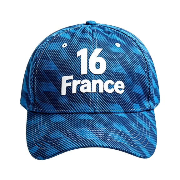 Baseball Cap Teal Marbled Pattern Printed Soccer Hat Adjustable Sports Headwear for Game Day Fan Apparel 1 Pack