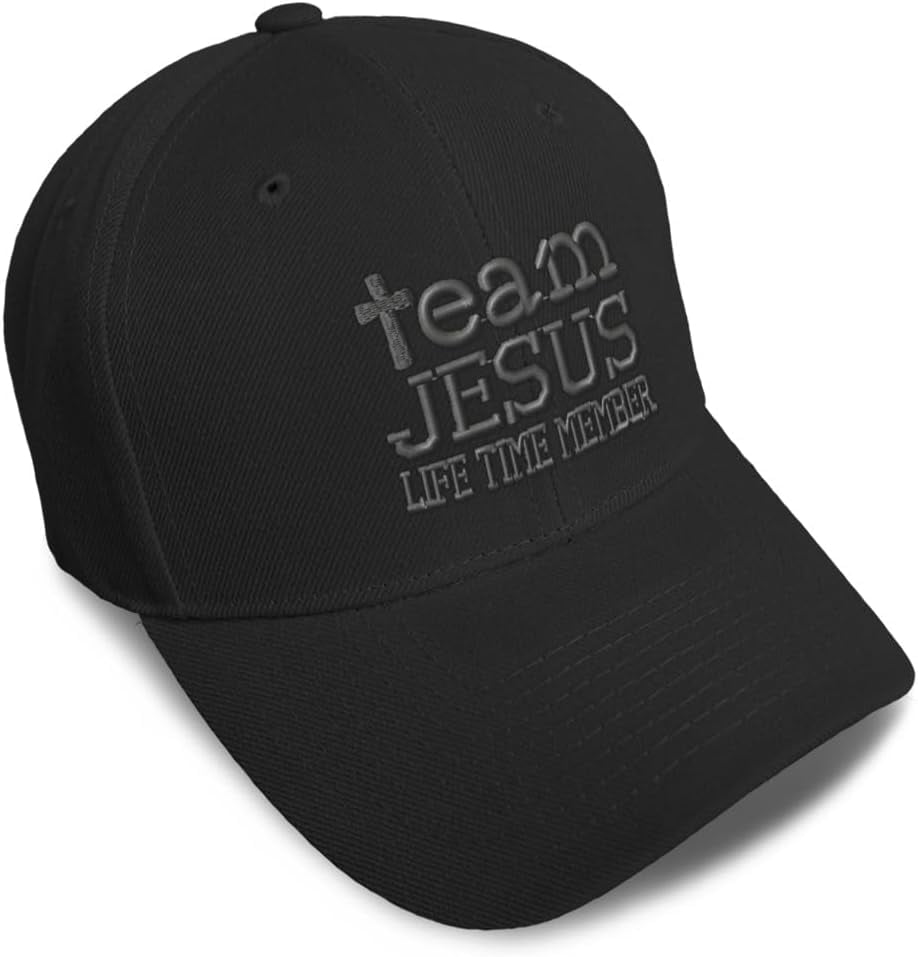 Speedy Pros Women's 'Team Jesus' Ponytail Trucker Hat - Distressed Cotton, Embroidered, Adjustable Strapback