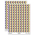 thumbnail image 1 of Baseball Cap Trucker Hat Sports 200+ Round Stickers - Rainbow - Matte Finish - 0.50" Size, 1 of 3