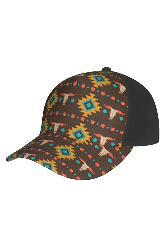 Baseball Cap Unisex Adjustable Fashion Hat Snapback , Cowboy Western Native
