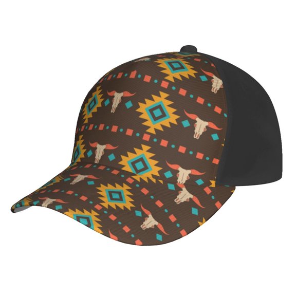 Baseball Cap Unisex Adjustable Fashion Hat Snapback , Cowboy Western Native