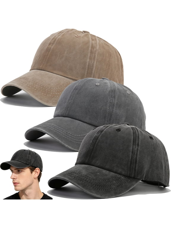 Baseball Cap Unisex Vintage Washed Distressed Cap,Retro Adjustable Dad Hats,Baseball Hat for Men Women