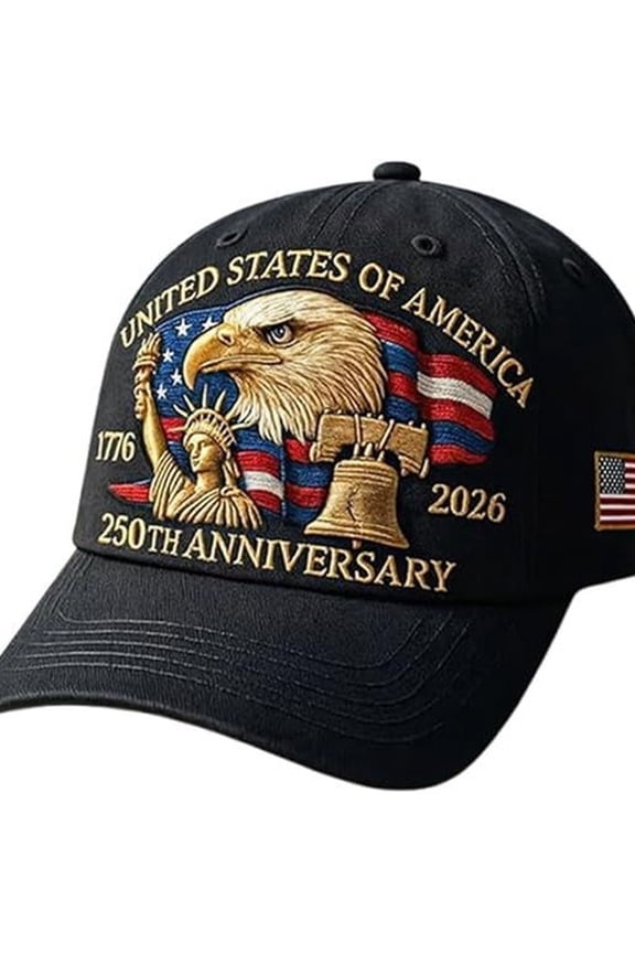 Bird Printed Patriotic Baseball Cap Dad Hat Classical Low Profile Cloth Hat for Men Women Constructed with Solid Fabric