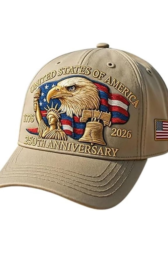 Bird Printed Patriotic Baseball Cap Dad Hat Classical Low Profile Cloth Hat for Men Women Constructed with Solid Fabric