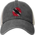 Baseball Cap Vintage Sunflower Trinidad and Tobago Tobagoan Flag