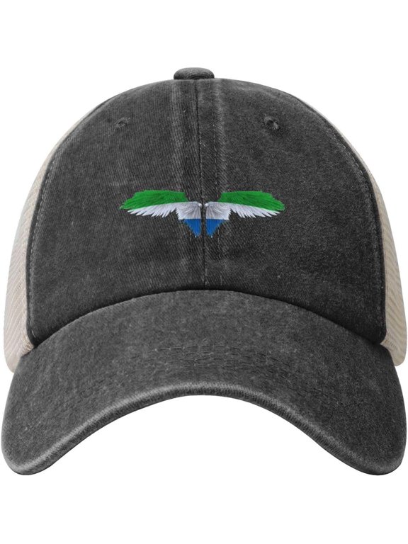 Baseball Cap Vintage Wings Mesh Back for Men Women Washed Cotton Trucker Dad The Farm Hat Novelty Personalized Gift