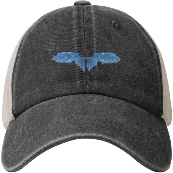 Baseball Cap Vintage Wings Mesh Back for Men Women Washed Cotton Trucker Dad The Farm Hat Novelty Personalized Gift