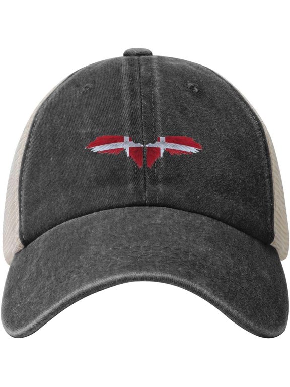 Baseball Cap Vintage Wings Mesh Back for Men Women Washed Cotton Trucker Dad The Farm Hat Novelty Personalized Gift