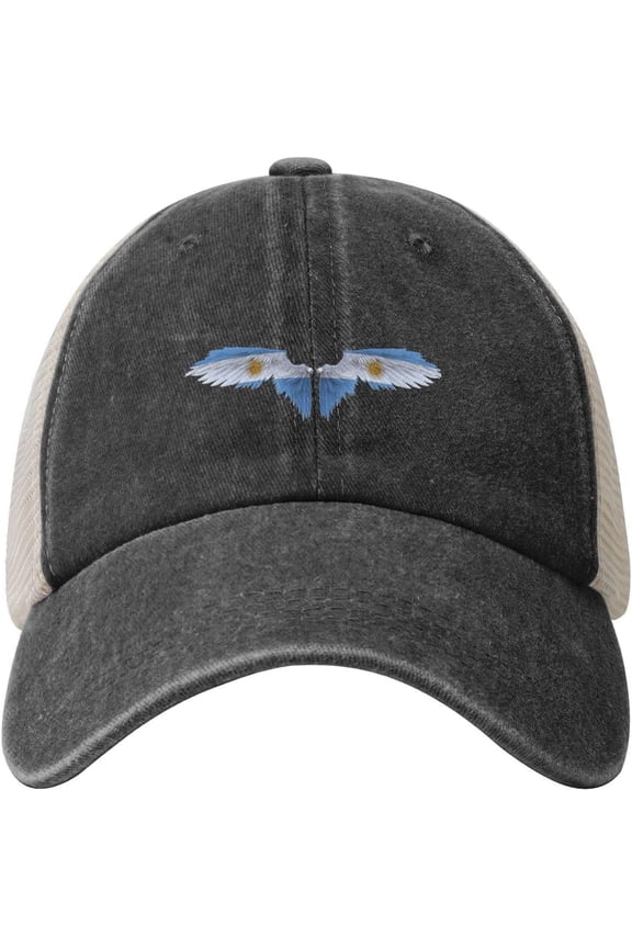 Baseball Cap Vintage Wings Mesh Back for Men Women Washed Cotton Trucker Dad The Farm Hat Novelty Personalized Gift