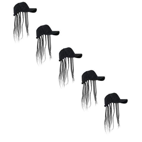 Baseball Cap Wig with Braided Hair - Long Box Braids Hat, 15 Inch Synthetic Hair, Stylish Cosplay, Party, Halloween, Summer Sun Protection, Natural Looking, Women, Hair Extension, Gift, Trendy Hair