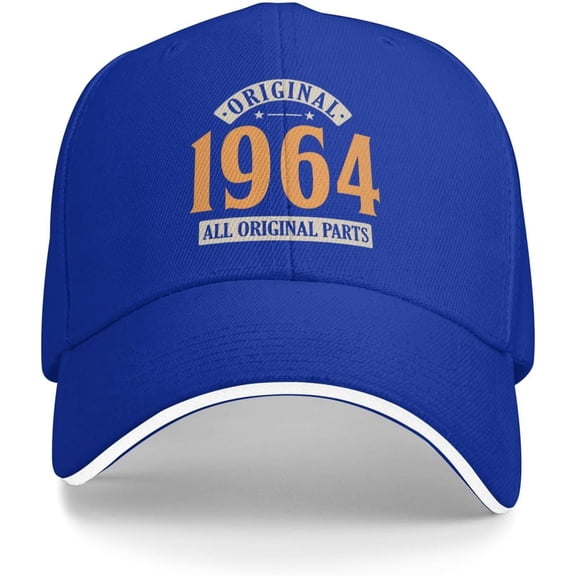 Baseball Cap Women 61th Birthday Lids Hats for Women's Vintage 1964 Summer Caps