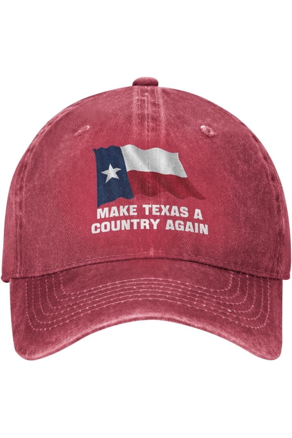 Baseball Cap Women Make Texas A Country Again Sports Cap for Women's Athletic Hat