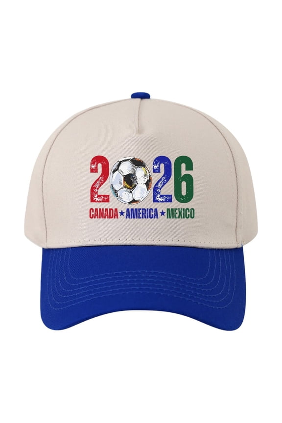 Baseball Cap for Women Men 2026 Hats U.S.A CAN 2026 Country Soccer Baseball Hats Running Cap Adjustable Size Sports Baseball Cap Breathable Seaside Sun Hat Visors