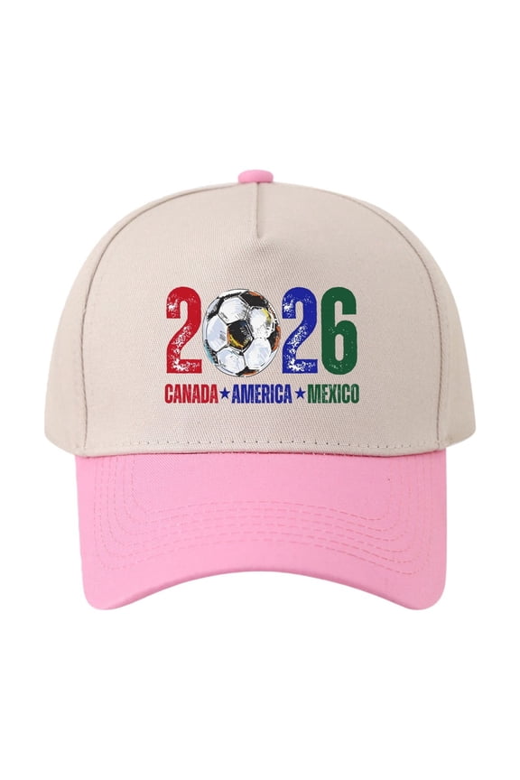 Baseball Cap for Women Men 2026 Hats U.S.A CAN 2026 Country Soccer Baseball Hats Running Cap Adjustable Size Sports Baseball Cap Breathable Seaside Sun Hat Visors
