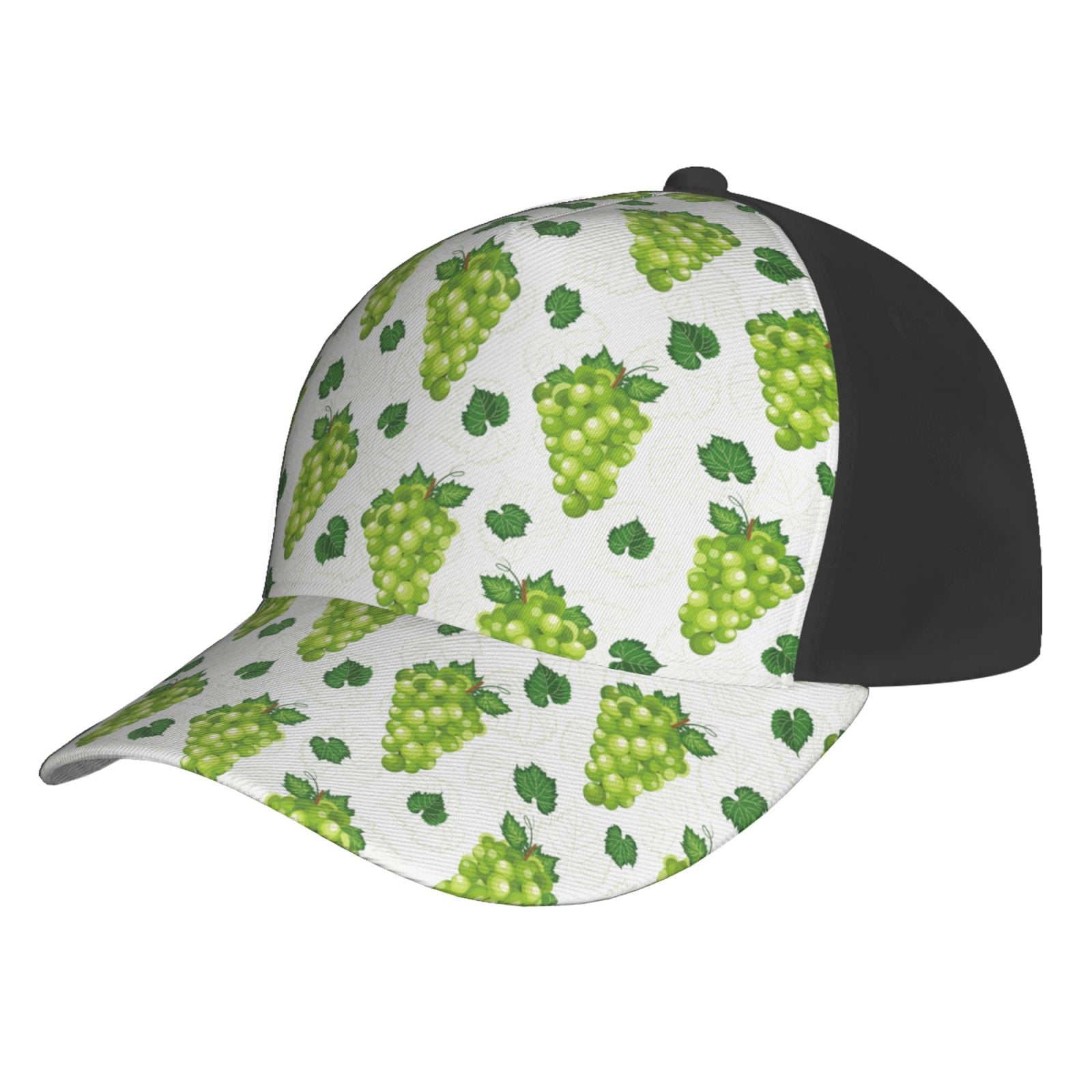 Baseball Cap Women Men green Grape leaf Adjustable Dad Hat Baseball
