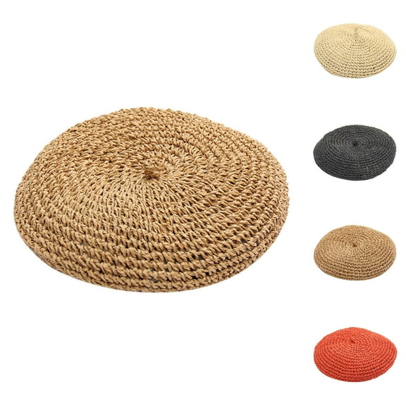 Baseball Cap for Women Wide Brim Foldable Straw Visor Hat Beach Baseball Cap UV Protection Summer Travel Golf Tennis Hiking Outdoor Sun Hats for Women Vintage Style