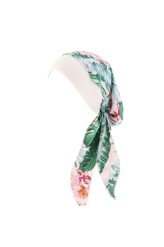 Baseball Cap Women's Casual Loose Print Chemo Beanie Cancer Headwear Turban Cap Hat