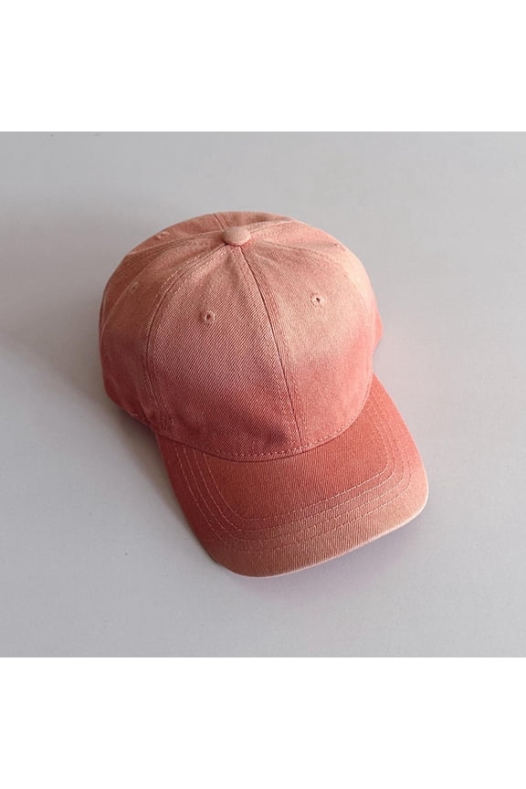 Baseball Cap for Boys Girls Denim Snapback Hats Size 0-15 Teens Youth Trendy Gradient Printed Breathable Athletic Workout Ball Hat