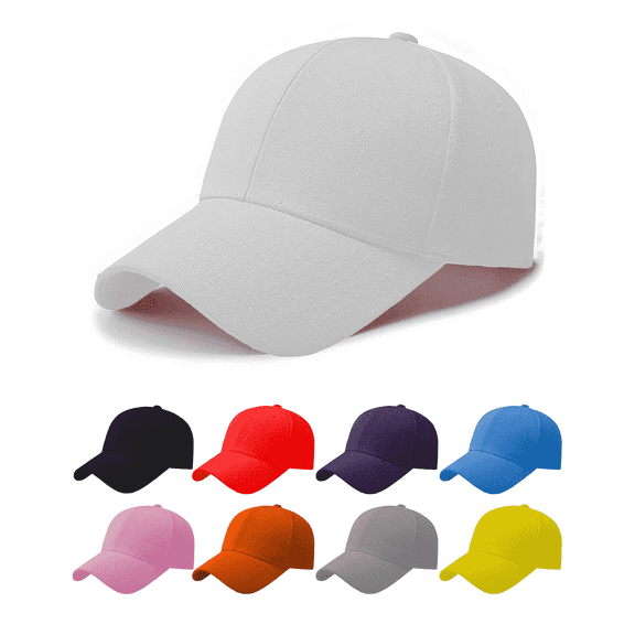 Pixilay Adjustable Red Baseball Cap for Little Girls