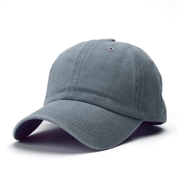 Baseball Cap for Kids-Adjustable Washed Cotton Golf Toddler Soft Lightweight Hat for Unisex Children by Awwp Grey One Size