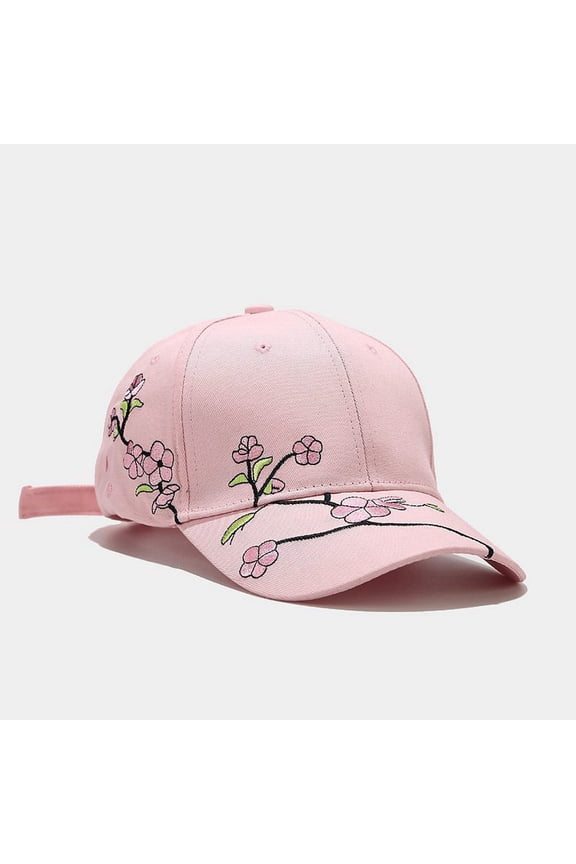Baseball Cap for Men And Women Floral Embroidery Peaked Cap Sun Hat Baseball Cap Visor Unisex