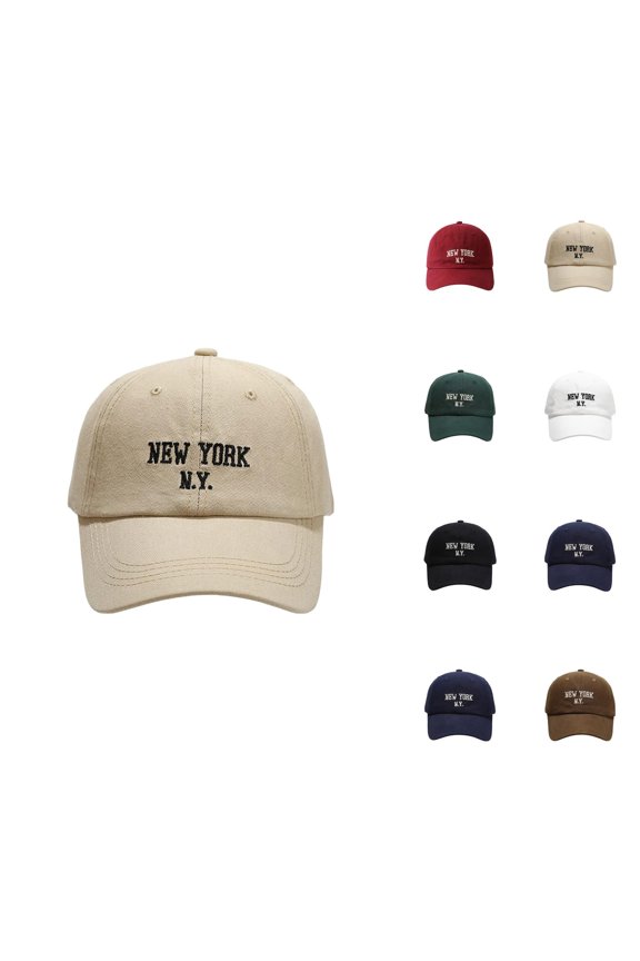Baseball Cap for Men Women Fashion New York Letter Embroidered Baseball Hat