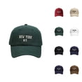 thumbnail image 1 of Baseball Cap for Men Women Fashion New York Letter Embroidered Baseball Hat, 1 of 4