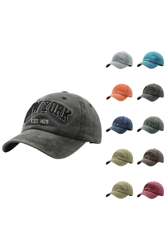 Baseball Cap for Men Women Fashion New York Letter Embroidered Dad Hat
