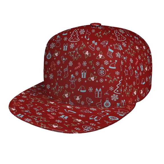 Baseball Cap for Men Women - Full Body Vibrant Digital Eagle Design Flat bill Snapback Hat Hip Hop Adjustable Low Profile Dad Hat Black