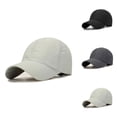 thumbnail image 1 of Baseball Cap for Men Women Summer Lightweight Classic Plain Dad Hat Adjustable Sun Hat, 1 of 3