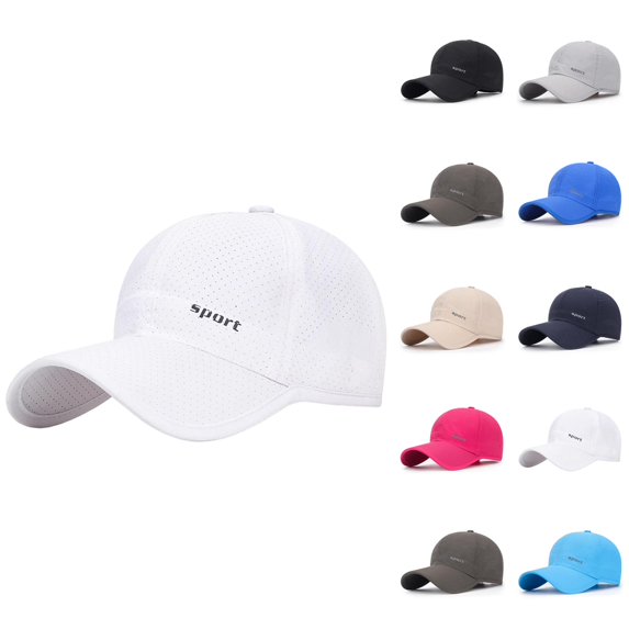 Baseball Cap for Men Women Summer Mesh Lightweight Breathable Quick Drying Outdoor Sports Hat