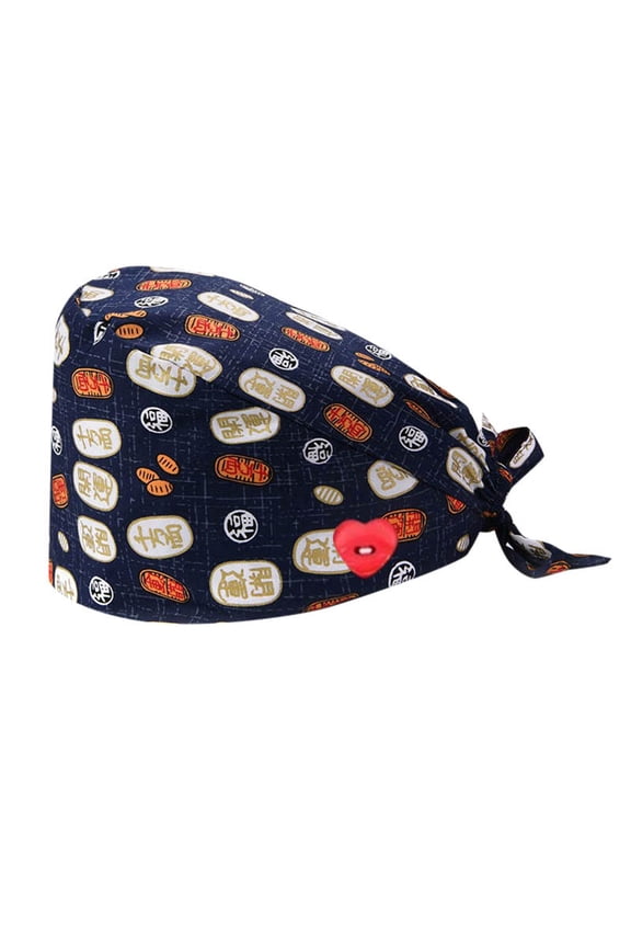 Baseball Cap for Uni Floral Cap for Doctors and Beauticians with Proof Gourd Hat Comfortable Breathable Adjustable Design Versatile Headwear Blue