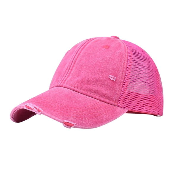 Baseball Cap for Women Men Fashion Denim Buckle Outdoor Sunscreen Sunshade Hat for Beach Hiking Camping Working