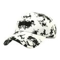 thumbnail image 1 of Baseball Cap for Women Men Tie Dye Outdoor Hiphop Baseball Cap Fashion Dad Hat Sun Visor Hat, 1 of 3