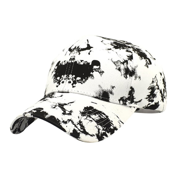 Baseball Cap for Women Men Tie Dye Outdoor Hiphop Baseball Cap Fashion Dad Hat Sun Visor Hat