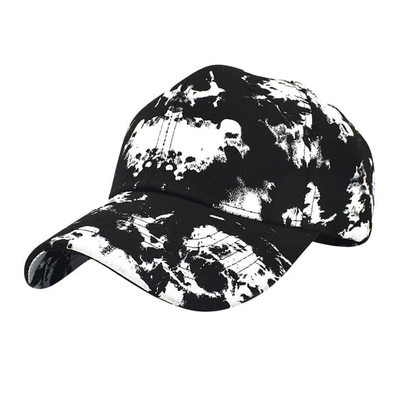 Baseball Cap for Women Men Tie Dye Outdoor Hiphop Baseball Cap Fashion Dad Hat Sun Visor Hat