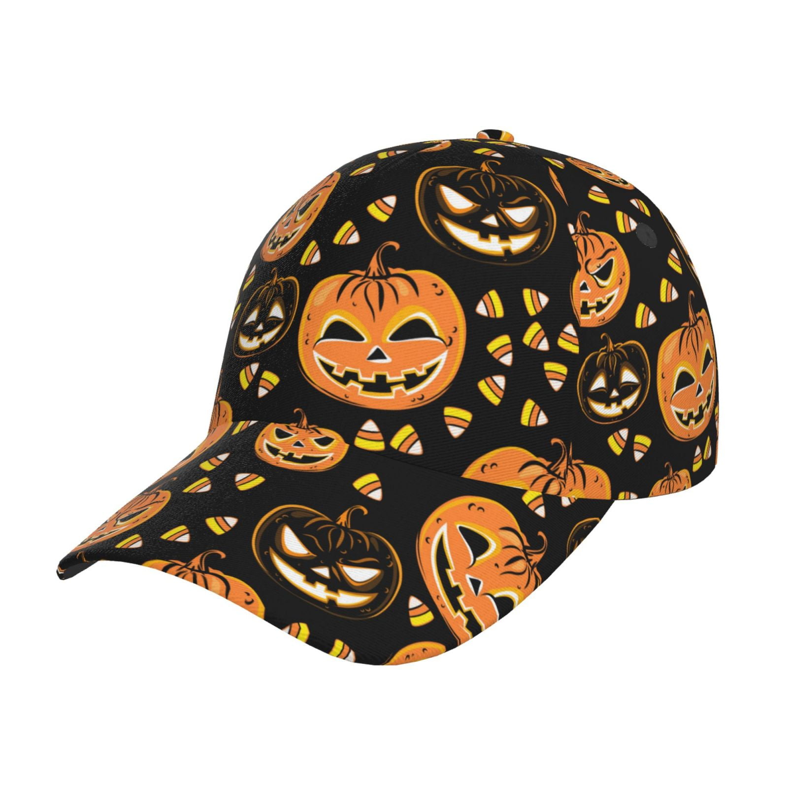 Baseball Cap, halloween pumpkins design Sun Hats for Women Men