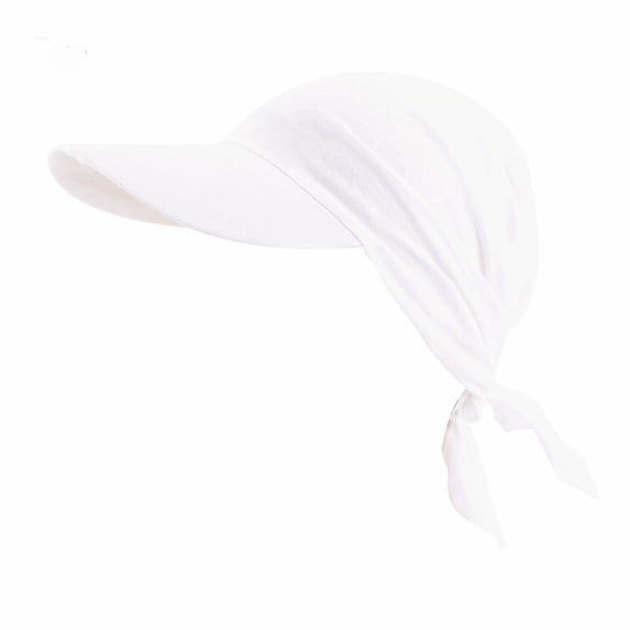 Baseball Cap with Adjustable Tie Back Scarf Visor Sun Hat for Everyday Wear Casual Everyday Headwear Breathable Sun Size Fits
