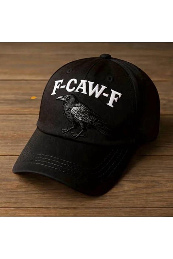 Baseball Cap with Cool Crow Pattern Baseball Hat Adjustable Classic Low Hat Unconstructed Embroidery Men Women Gift for Birthday