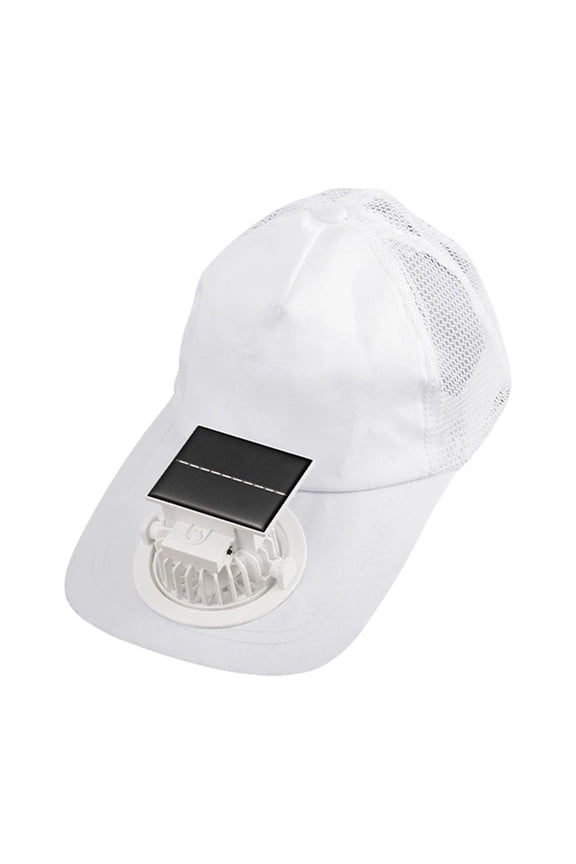 Baseball Cap with Fan Unisex Fans Mesh Hat for Summer Outdoor