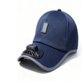 thumbnail image 1 of Baseball Cap with Solar Fan,Rechargeable Mesh Breathable Cooling Sun Hat for Outdoor Fishing Gardening Work, 1 of 5