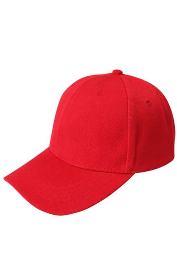 Baseball Caps Baseball Cap Blank Solid Color Adjustable Red Caps Gifts