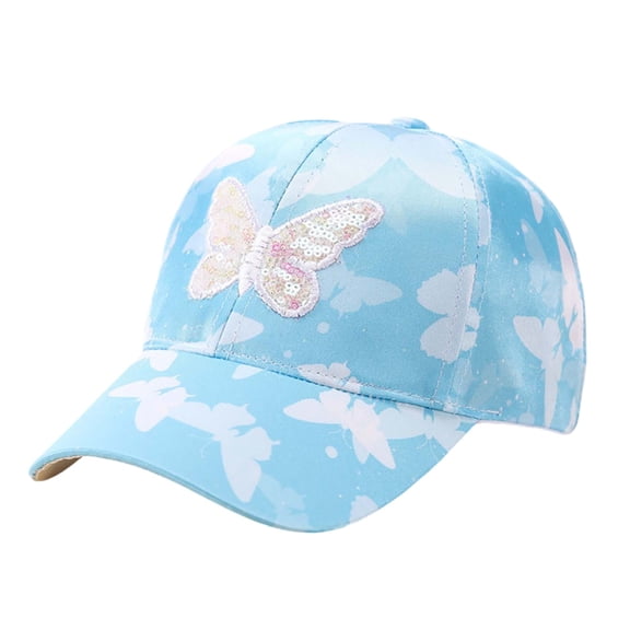 Baseball Caps Boys Kids Sun Hat Print Pattern Washed Low Profile Cute Embroidery Excavator Youth Adjustable Plain Baseball Hats Athletic Hat Sky Blue One Size