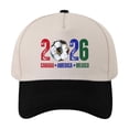 thumbnail image 1 of Baseball Caps CQXIDFH 2026 Country Sport Baseball Cap, USA CAN Soccer Running Hat, Breathable Unisex Casual Headwear, Hair Accessories (Black, One Size), 1 of 3
