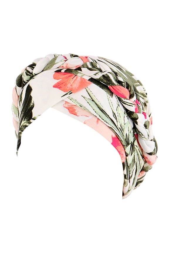 Baseball Caps Chemo Cancer Head Cap Ethnic Pre-Tied Twisted Braid Hair Cover Wrap Headwear Caps Gifts