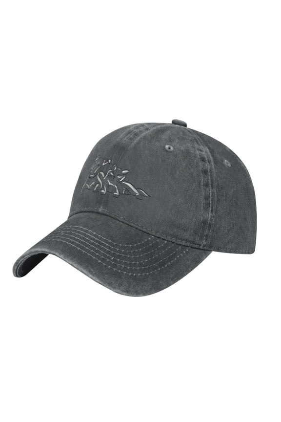 Baseball Caps Dog And Cat Sketch Printing Dad Hat Sport Hats for Men,Women Teen Graphic,Cool,Fashion,Trendy,Casual} Adjustable for Snapbacks Deep Heather One Size