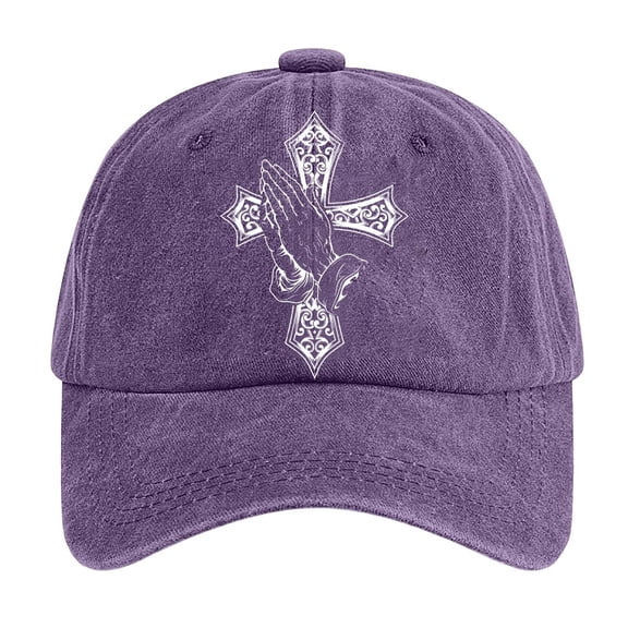 Baseball Caps Everyday Wear Uni Curved Brim Adjustable Snapback Hat for Casual Outdoor Daily Use Purple