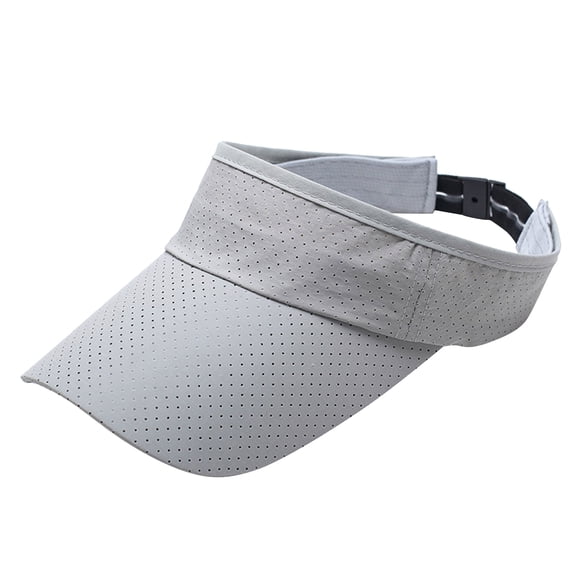 Baseball Caps Family Sun Visor Hat for Men and Women Sports Visor Visor Cap Sun Shield Gray